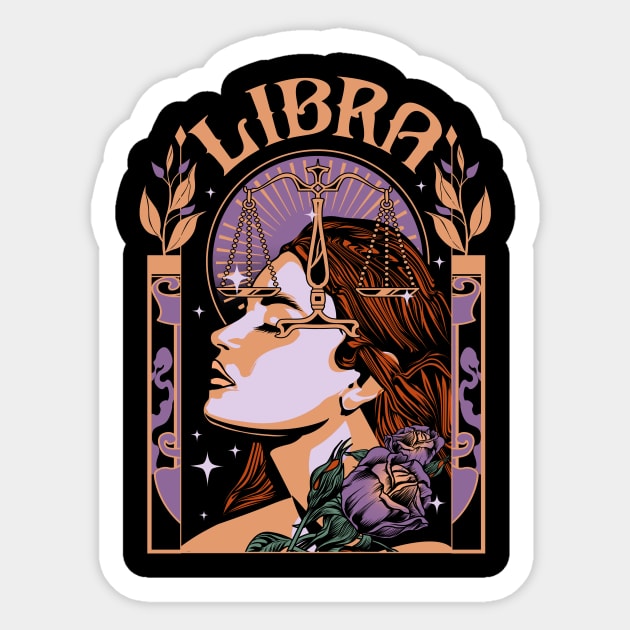 Libra SIgn Sticker by Heymoonly